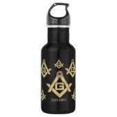 Masonic Golden Rush Waterfles (Voorkant)