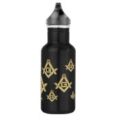Masonic Golden Rush Waterfles (Rechts)