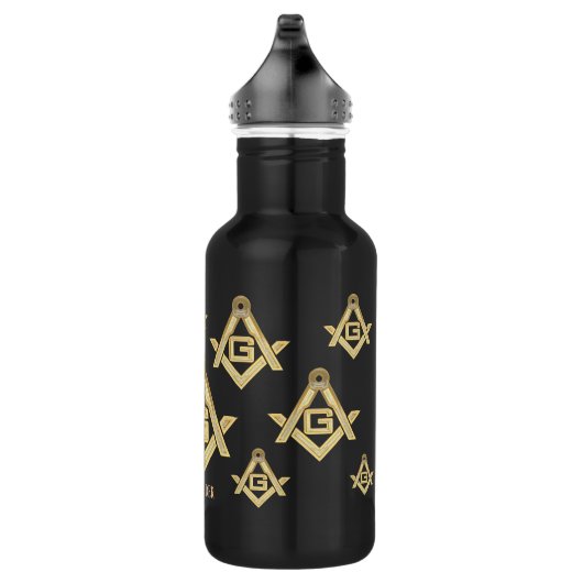 Masonic Golden Rush Waterfles (Rechts)