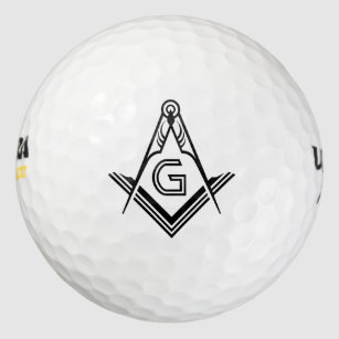 Masonic Golf Ball Stamp   Cadeaus voor aangepast v Golfballen