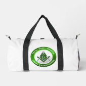 Masonic Gym Bag Green Plunjezak (Voorkant)