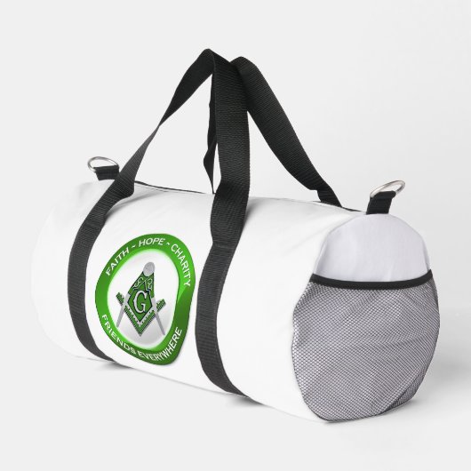 Masonic Gym Bag Green Plunjezak (Rechterhoek)