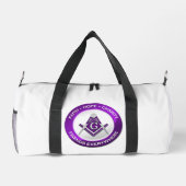 Masonic Gym Bag Purple Plunjezak (Achterkant)