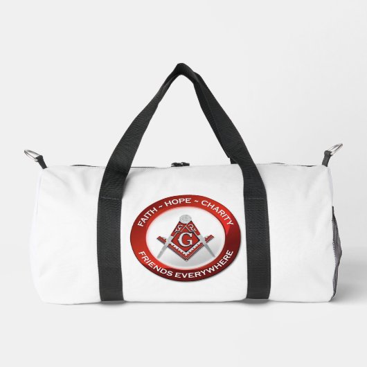 Masonic Gym Bag Red Plunjezak (Voorkant)
