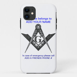 Masonic ICE-telefooncover iPhone 11 Hoesje