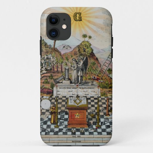 Masonic Imagery II Case-Mate iPhone Case (Achterkant)