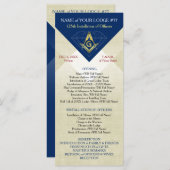 Masonic Installation-Sjabloon | Blue Diamond (Voorkant / Achterkant)