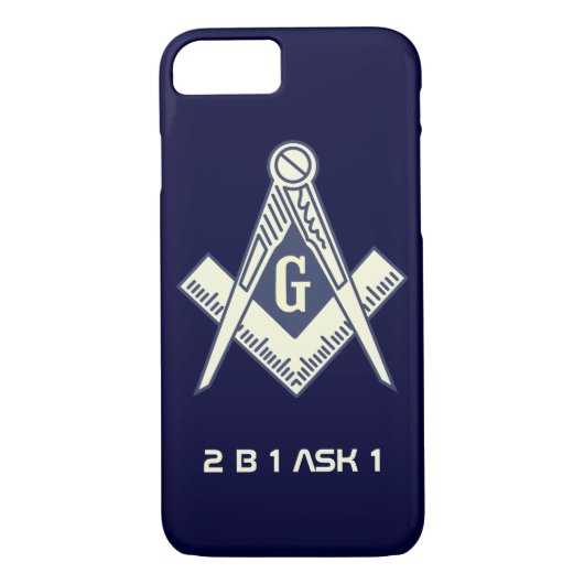Masonic iPhone 7 hoesje (Achterkant)