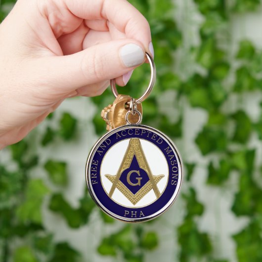 Masonic key chain F.A.M PHA Sleutelhanger (Hand)
