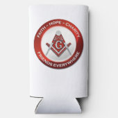Masonic Koeler Rood (Achterkant)
