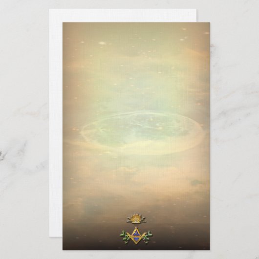 Masonic Life (Cosmos) Briefpapier (Voorkant / Achterkant)