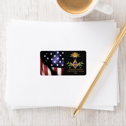 Masonic Life Etiket (Insitu)