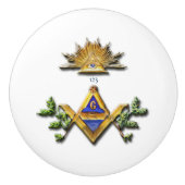 Masonic Life Keramische Knop (Voorkant)