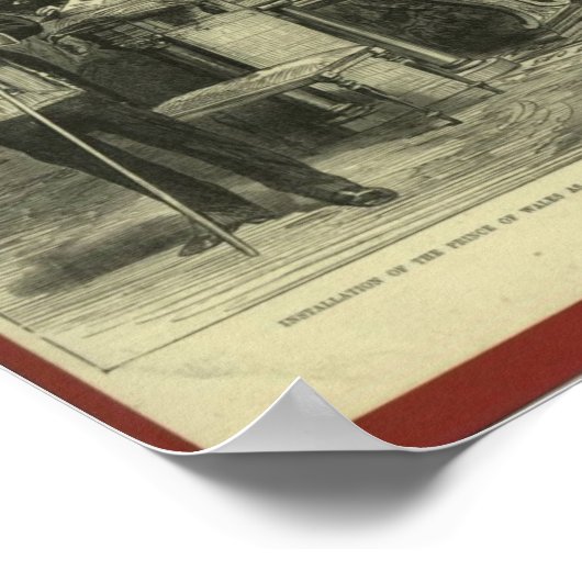 Masonic Lodge 1875 Poster (Hoek)