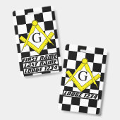 Masonic Lodge Badge (Voor- en achterkant)