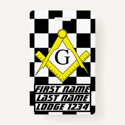 Masonic Lodge Badge (Voorkant)