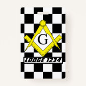 Masonic Lodge Badge (Achterkant)