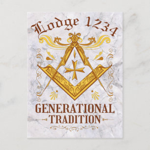 Masonic Lodge Keeping Tradition Briefkaart