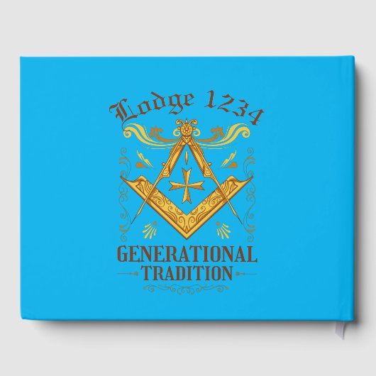 Masonic Lodge Keeping Tradition Gastenboek (Achterkant)