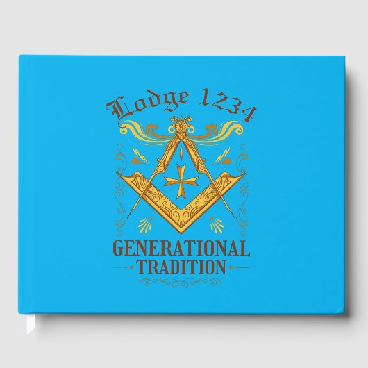 Masonic Lodge Keeping Tradition Gastenboek (Voorkant)