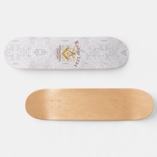 Masonic Lodge Keeping Tradition Persoonlijk Skateboard (Horizontaal)