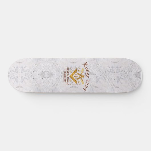 Masonic Lodge Keeping Tradition Persoonlijk Skateboard (Horizontaal)
