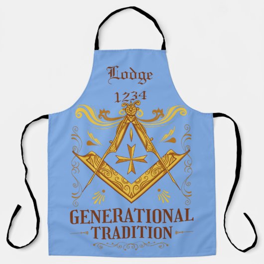 Masonic Lodge Keeping Tradition Schort (Voorkant)