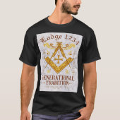 Masonic Lodge Keeping Tradition T-shirt (Voorkant)