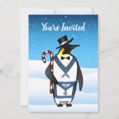 Masonic Lodge Kerst Feest Uitnodigingen (Voorkant)