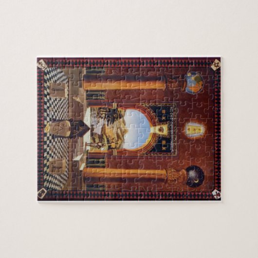 Masonic Lodge Legpuzzel (Horizontaal)