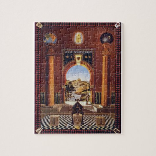 Masonic Lodge Legpuzzel (Verticaal)