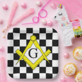 Masonic Lodge Paper-Borden Papieren Bordje (Feest)