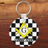 Masonic Lodge Sleutelhanger (Voorkant)
