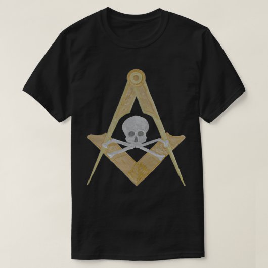 Masonic lodges symbol compass, angle en t-shirt (Design voorkant)