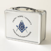 Masonic Lunchbox Blue Clean (Achterkant)