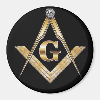 Masonic magneet zwart