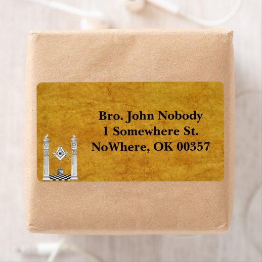 Masonic Mailing Labels (Insitu)