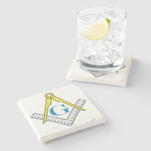 Masonic Marble Onderzetter