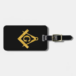 Masonic "Mason for Life" Bagagelabel