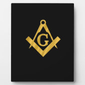 Masonic "Mason for Life" Fotoplaat (Voorkant)
