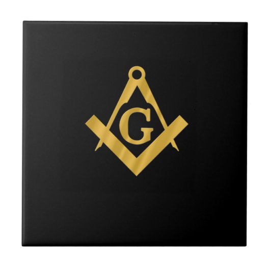 Masonic "Mason for Life" Tegeltje (Voorkant)