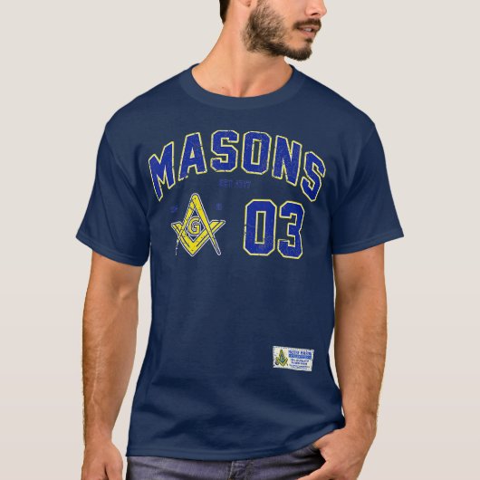 Masonic Masons Sports Jersey 03 Hiram Abiff T-shirt (Voorkant)