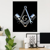 Masonic Mechanic Poster (Thuiskantoor)
