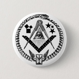 Masonic Memorabilia Ronde Button 5,7 Cm