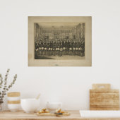 Masonic Memorial Freemason Freemasonry Poster (Keuken)