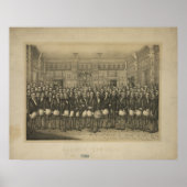 Masonic Memorial Freemason Freemasonry Poster (Voorkant)