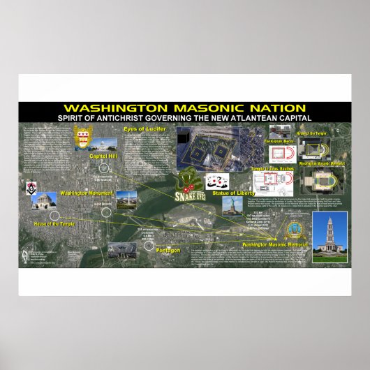 Masonic Memorial van Washington - 2 Poster (Voorkant)