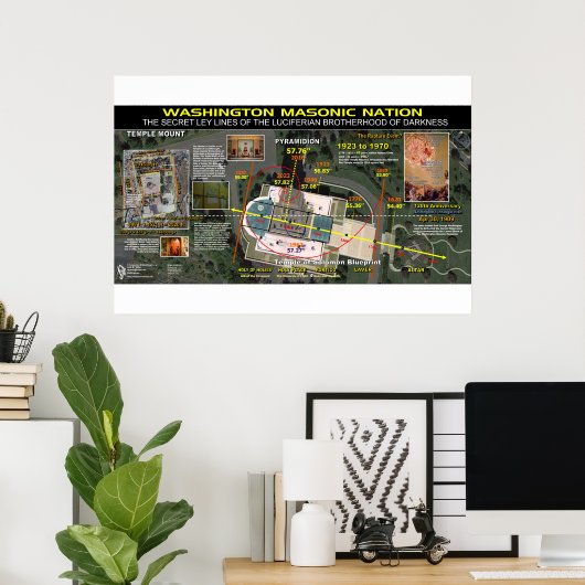 Masonic Memorial van Washington - 6 Poster (Thuiskantoor)