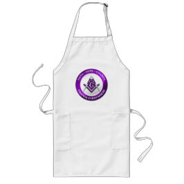 Masonic Men's Apron Purple Lang Schort