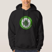 Masonic Men's Hoodie Green (Voorkant)